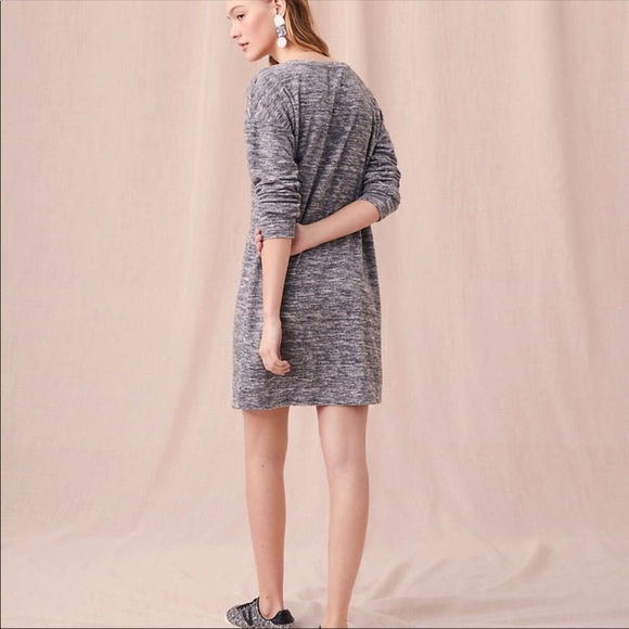 NWT - Lou & Grey Marled Drop Shoulder Dress Sz:M - Picture 4 of 8